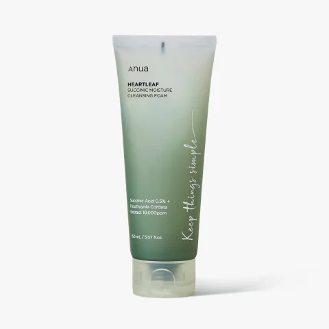 Heartleaf Succinic Moisture Cleansing Foam, 150 ml