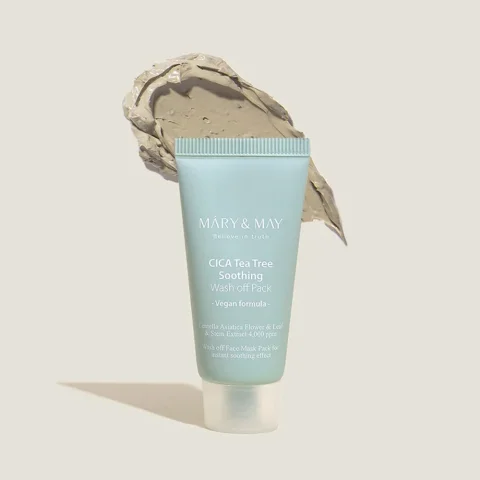 Vegan CICA Tea Tree Soothing Wash off Pack