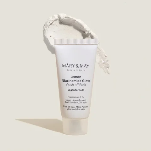 Vegan Lemon Niacinamide Glow Wash Off Pack